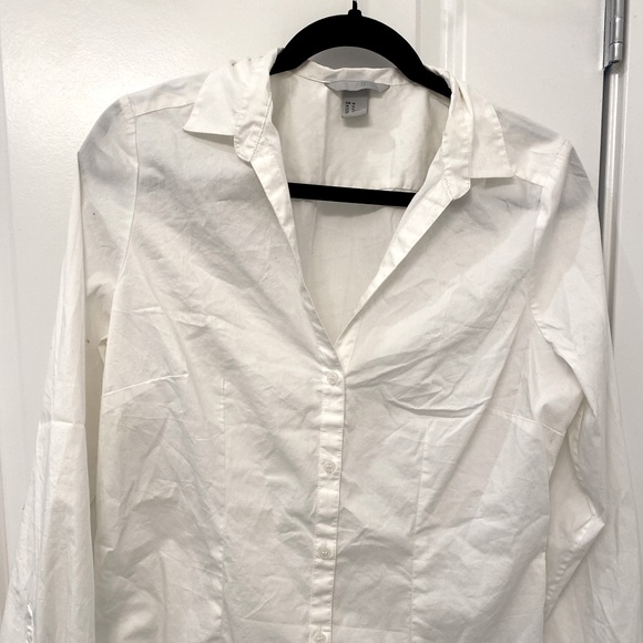HM White Button down shirt - Picture 1 of 2